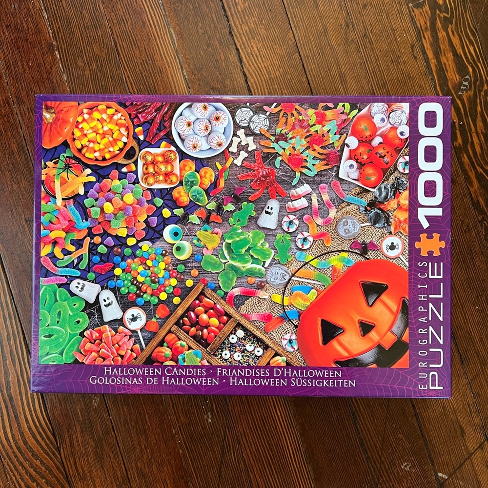 Eurographics Halloween candy puzzle 1000 pieces